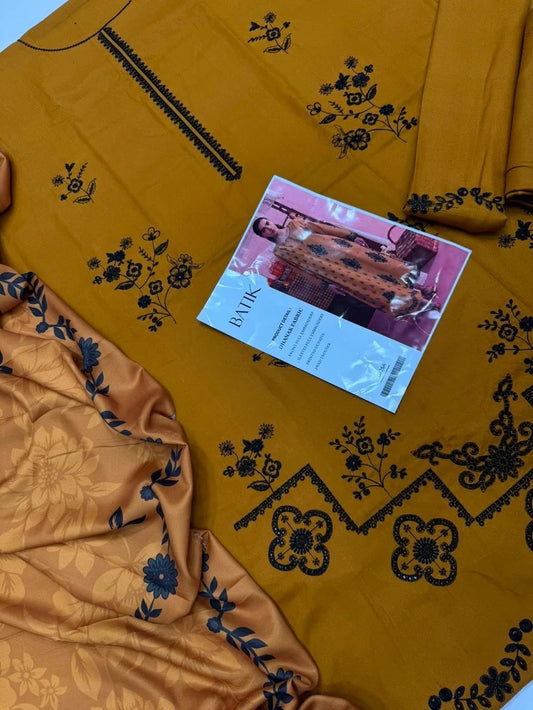 DHANAK 3PC – HEAVY EMBROIDERED