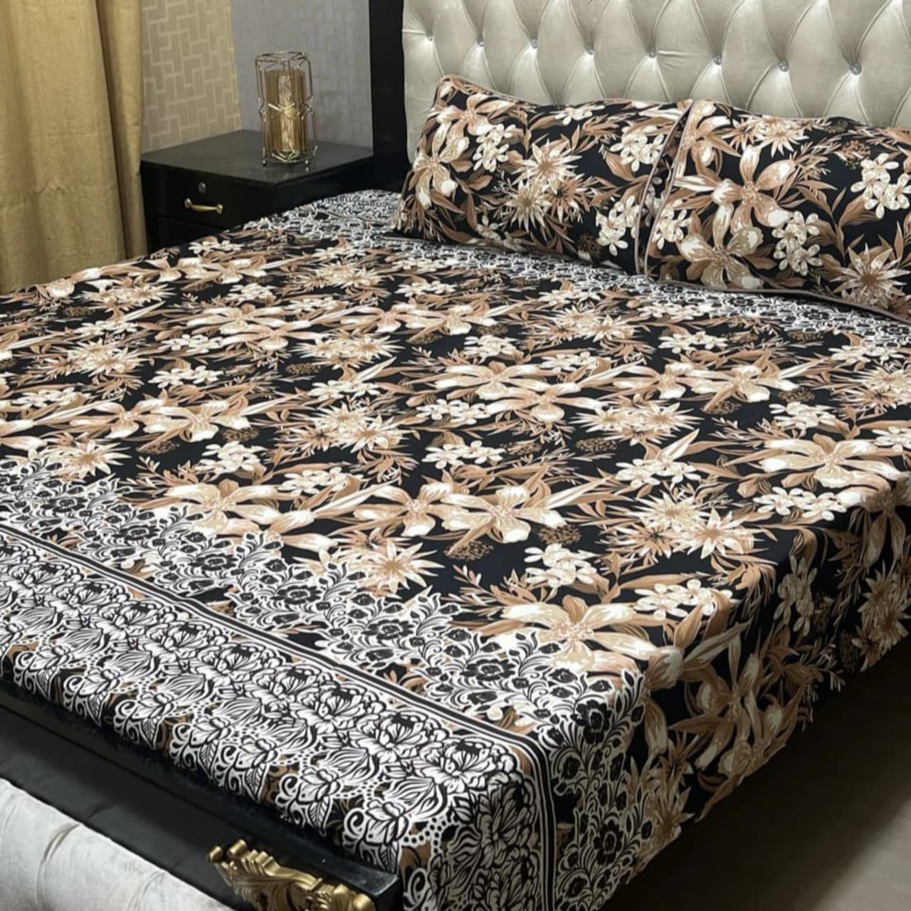 Crystal Cotton Bedsheet Design 040