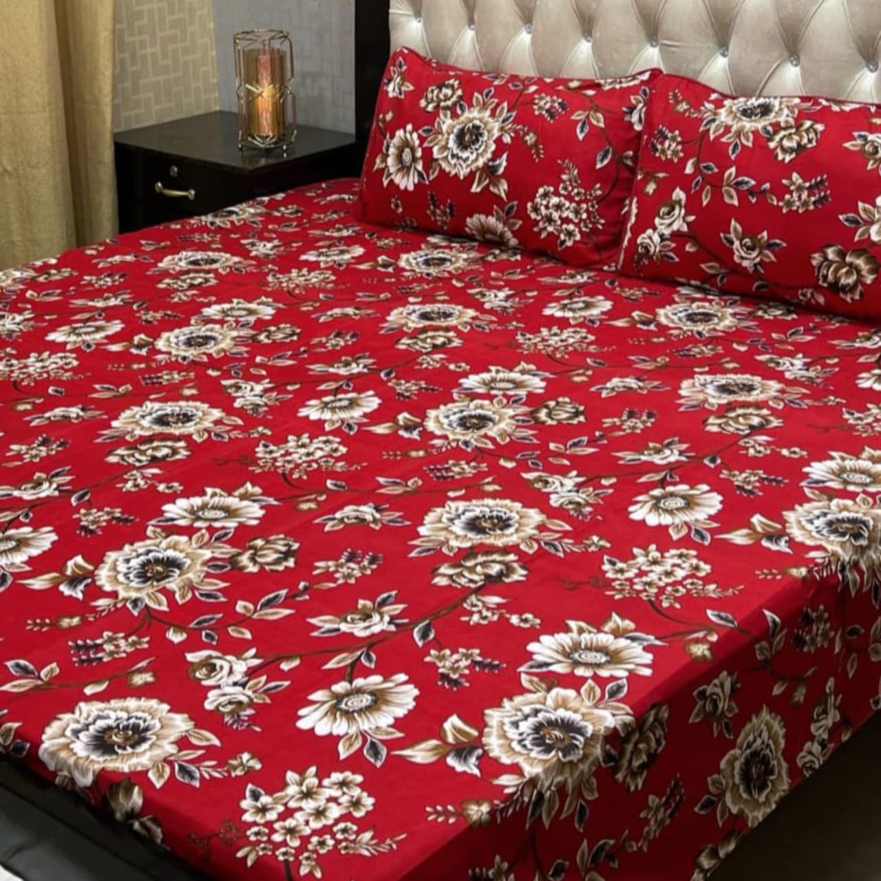 Crystal Cotton Bedsheet Design 052