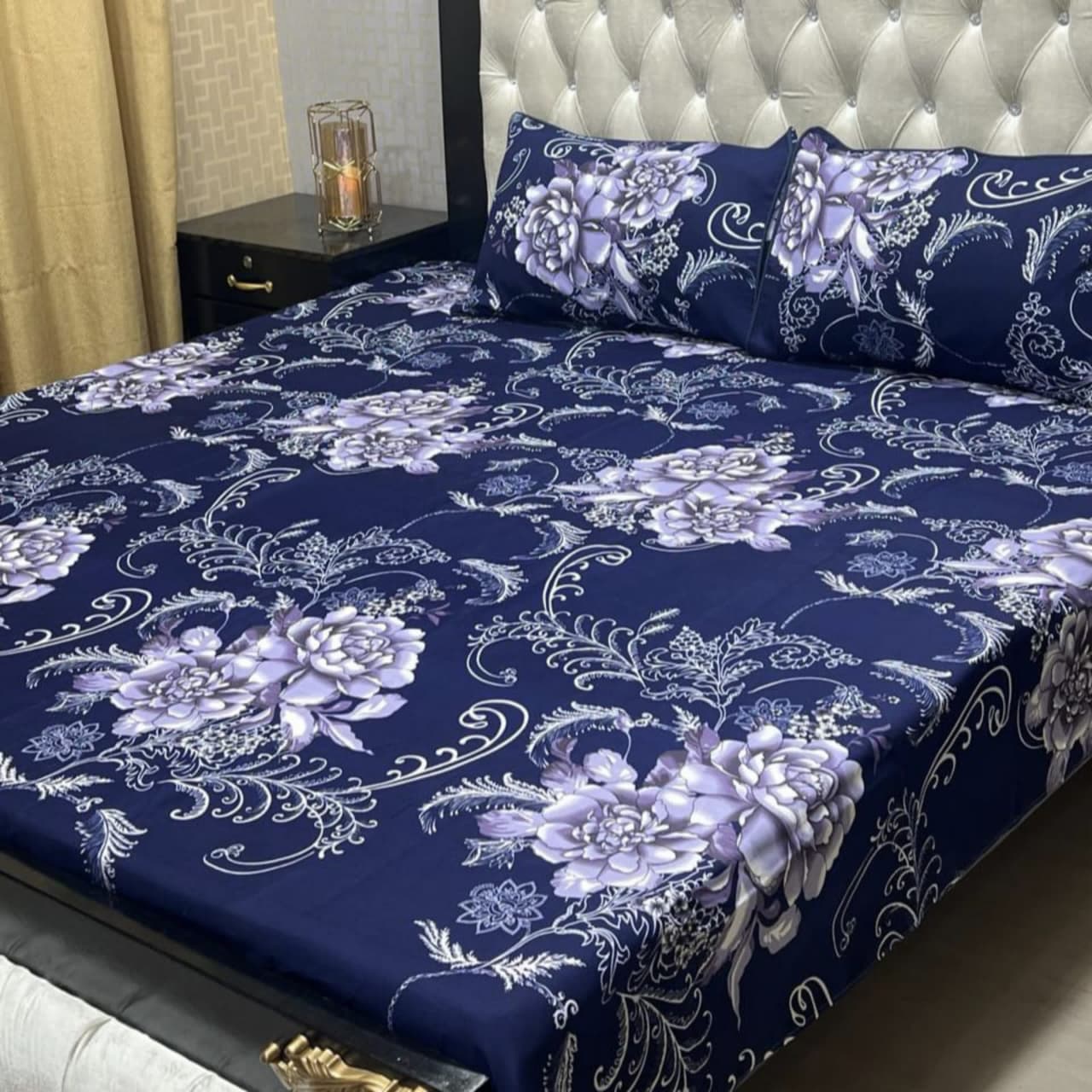 Crystal Cotton Bedsheet Design 021