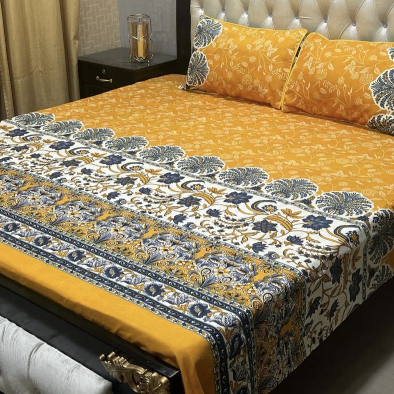 Crystal Cotton Bedsheet Design 023