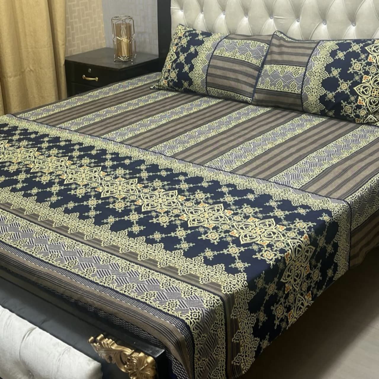 Crystal Cotton Bedsheet Design 047