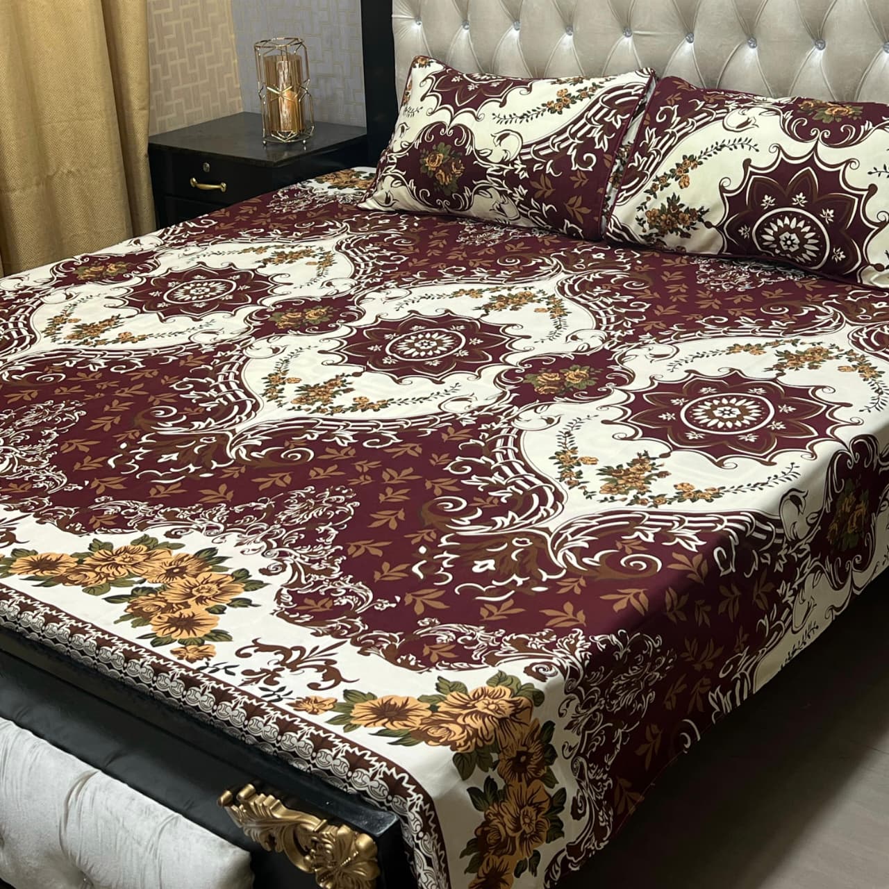 Crystal Cotton Bedsheet Design 016