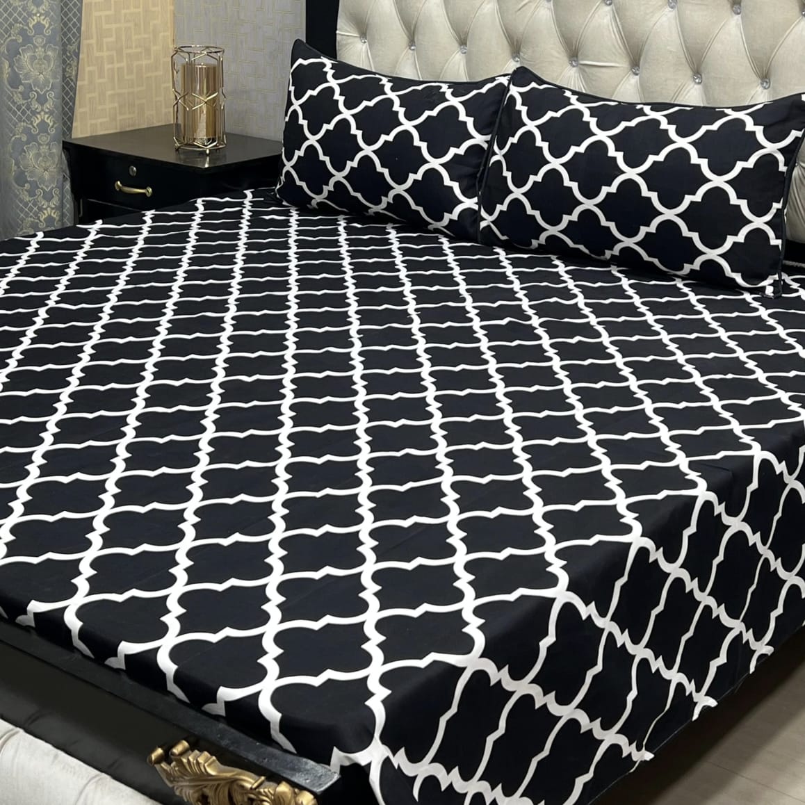 Crystal Cotton Bedsheet Design 038