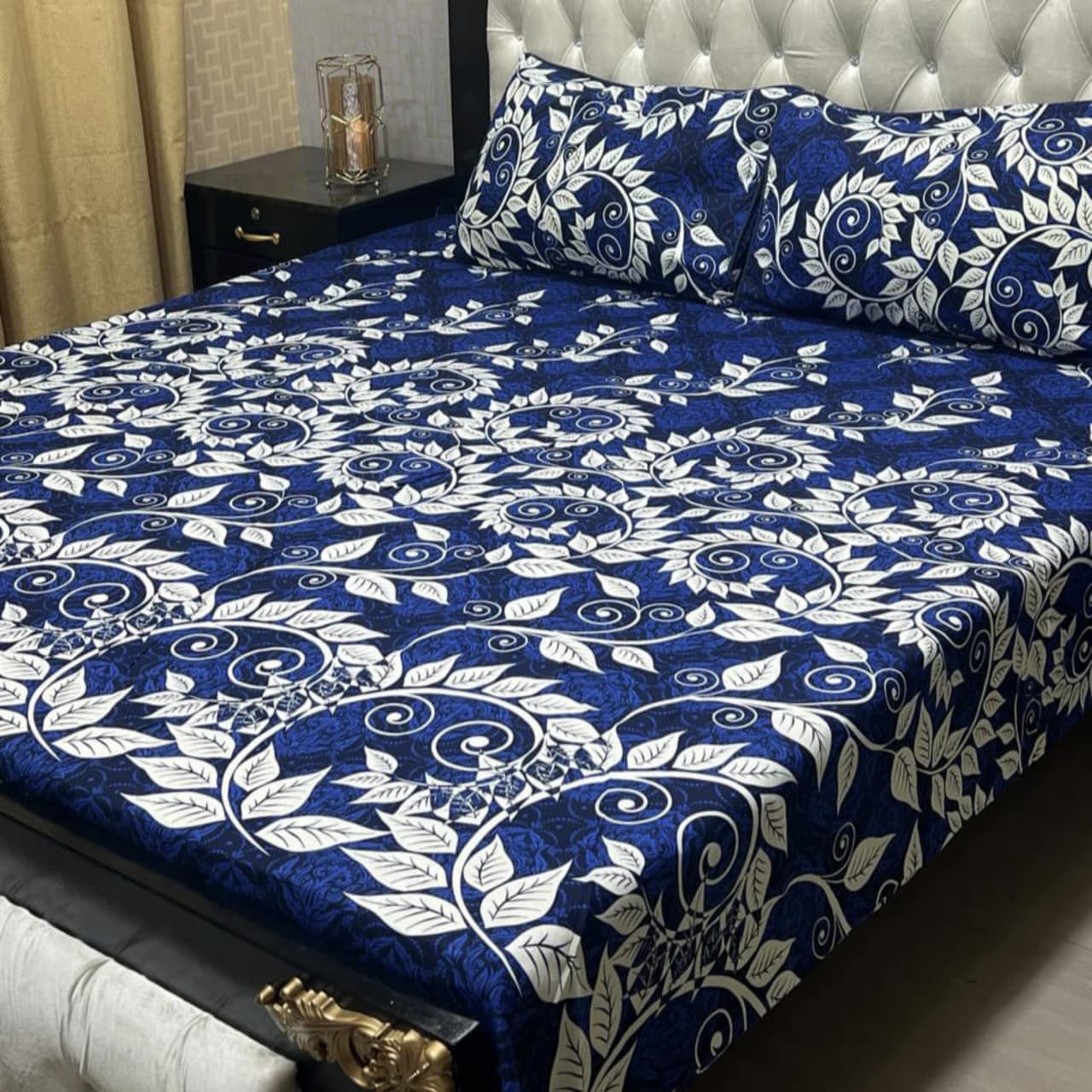Crystal Cotton Bedsheet Design 026