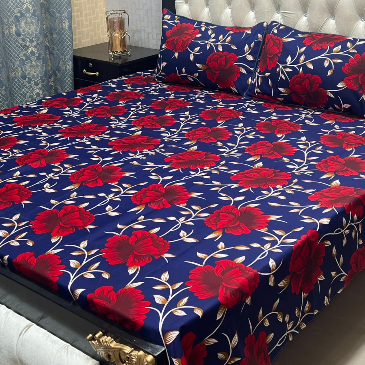 Crystal Cotton Bedsheet Design 008