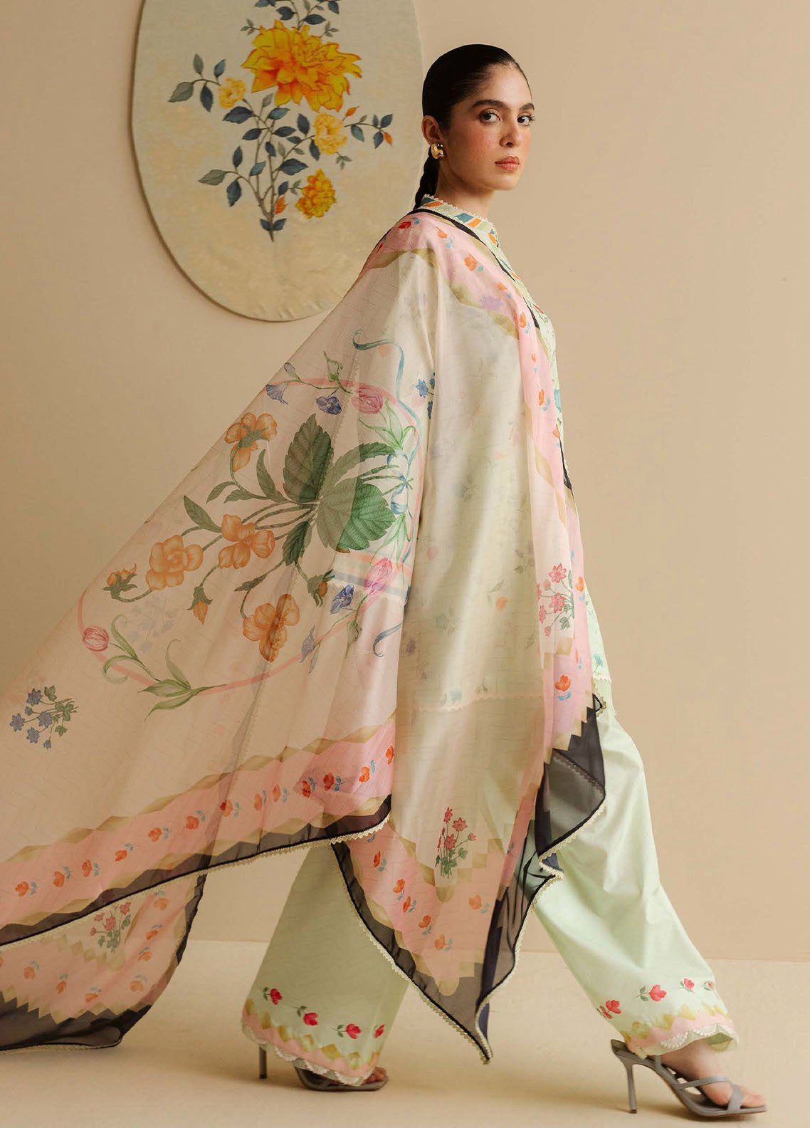 Coco by Zara Shahjahan – 3 Piece Printed Lawn Suit (Vol. 3)