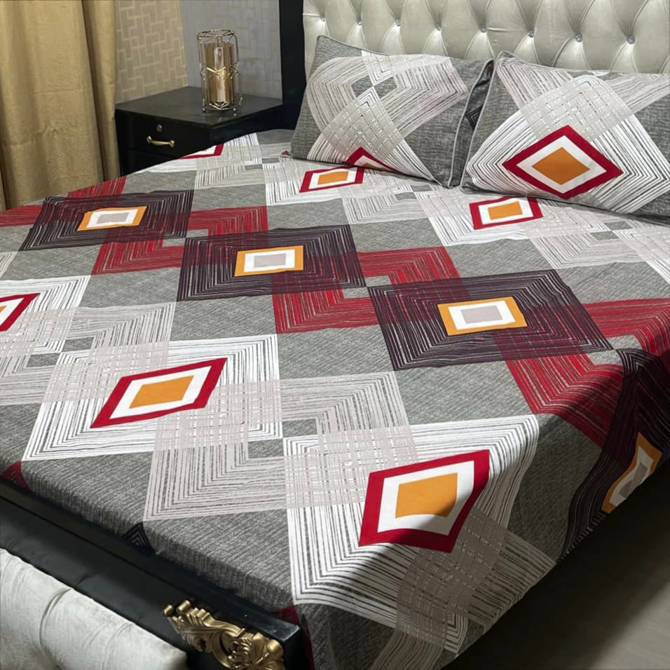 Crystal Cotton Bedsheet Design 015