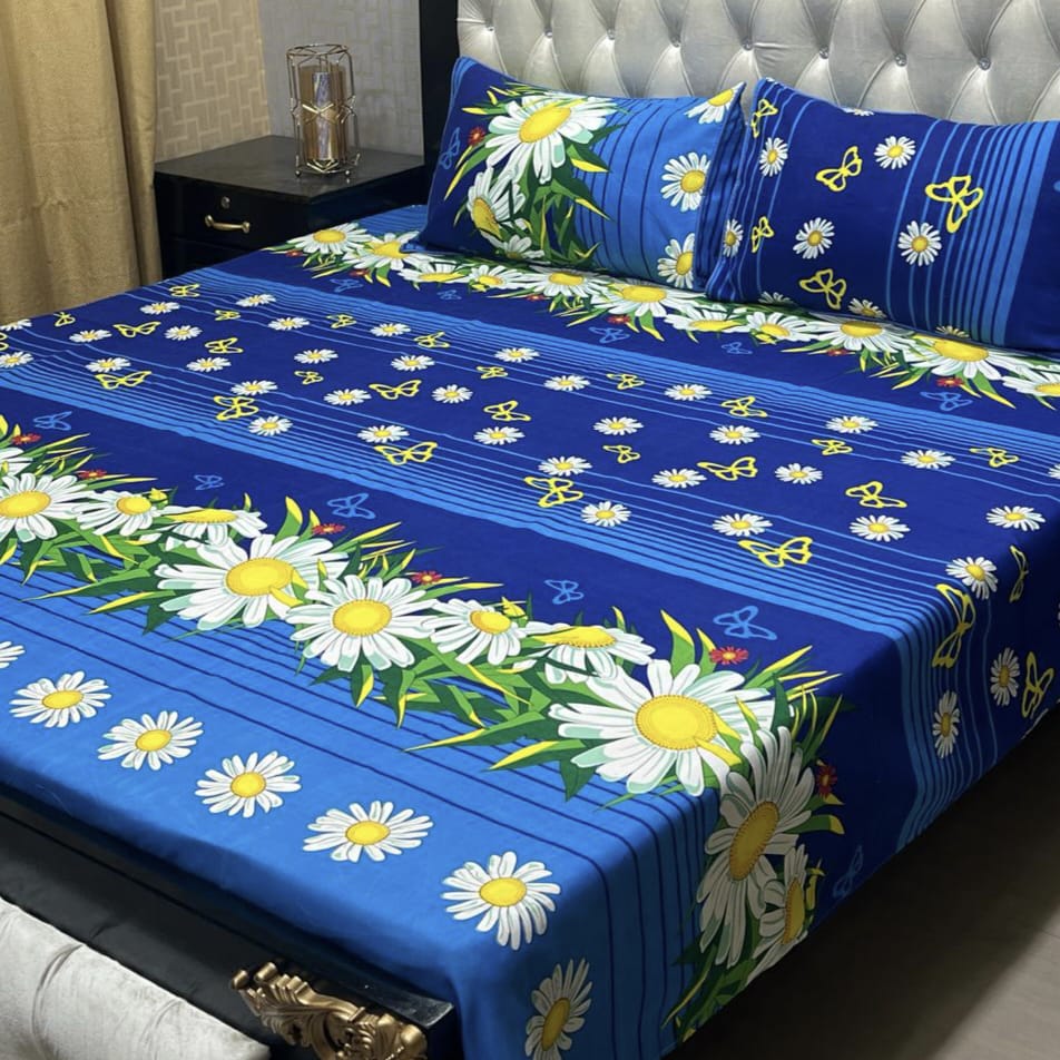 Crystal Cotton Bedsheet Design 048