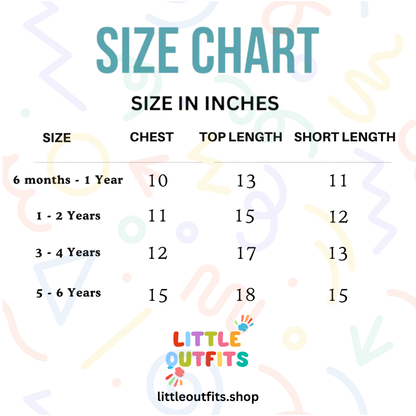 Elegant High-Quality Summer Co-ord Set for Boys/Girls