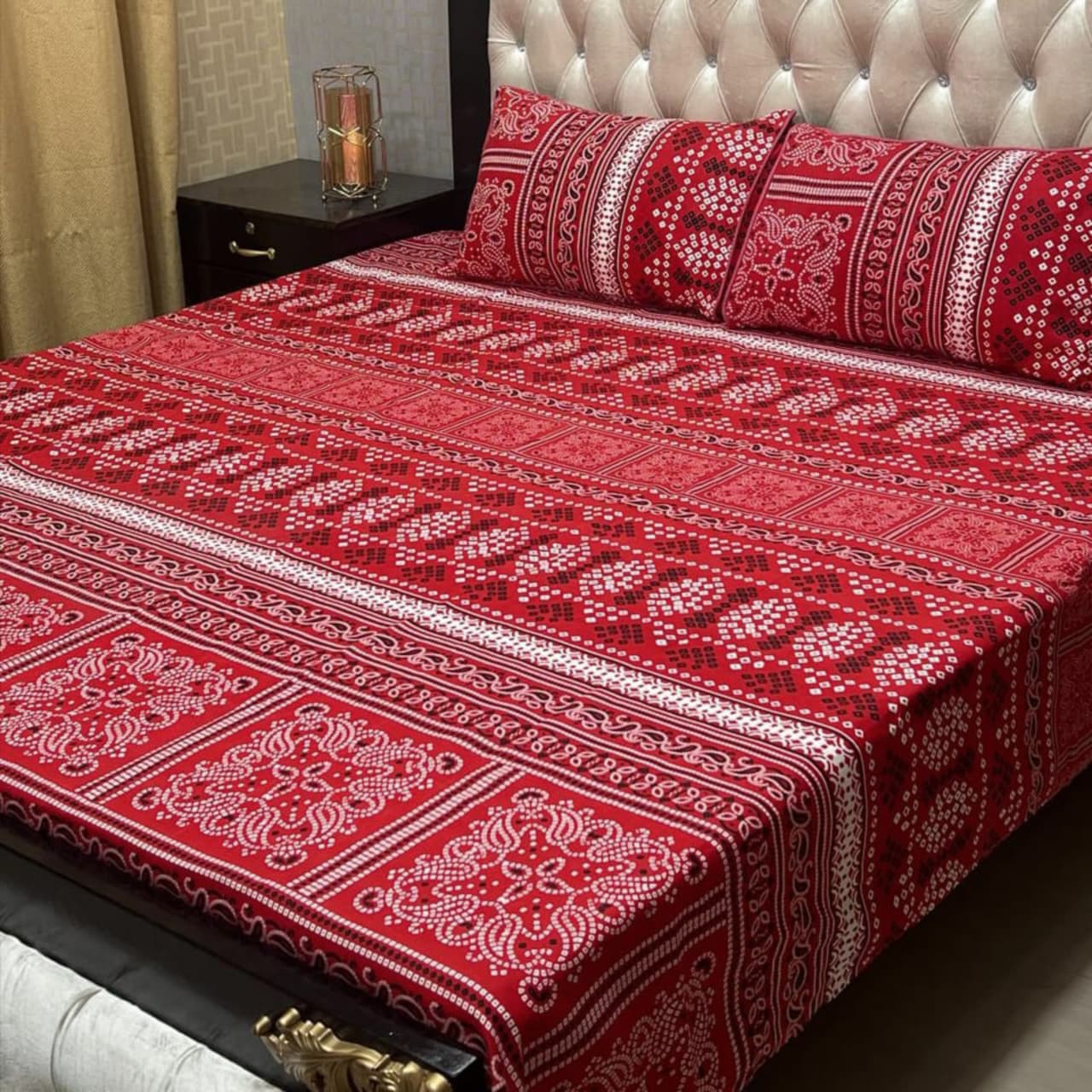 Crystal Cotton Bedsheet Design 042
