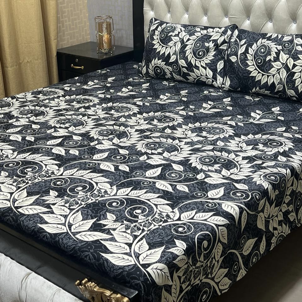 Crystal Cotton Bedsheet Design 020