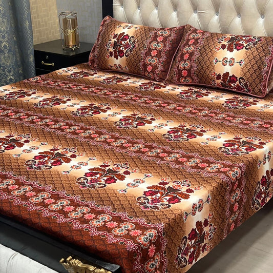 Crystal Cotton Bedsheet Design 003