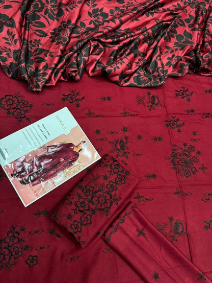 DHANAK 3PC – HEAVY EMBROIDERED