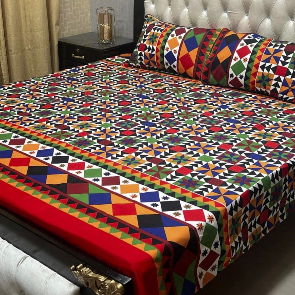 Crystal Cotton Bedsheet Design 007
