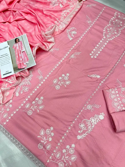 DHANAK 3PC – HEAVY EMBROIDERED