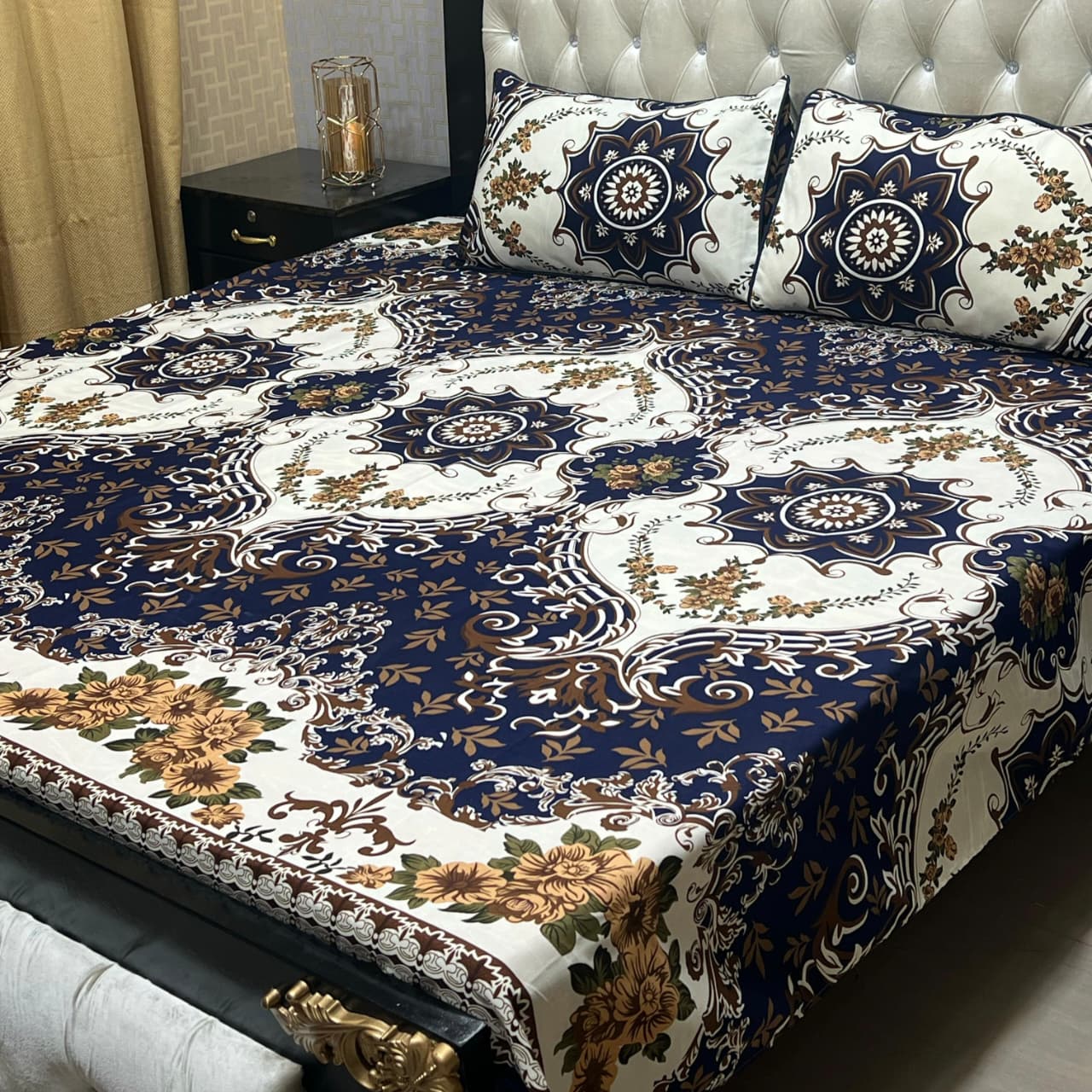 Crystal Cotton Bedsheet Design 041