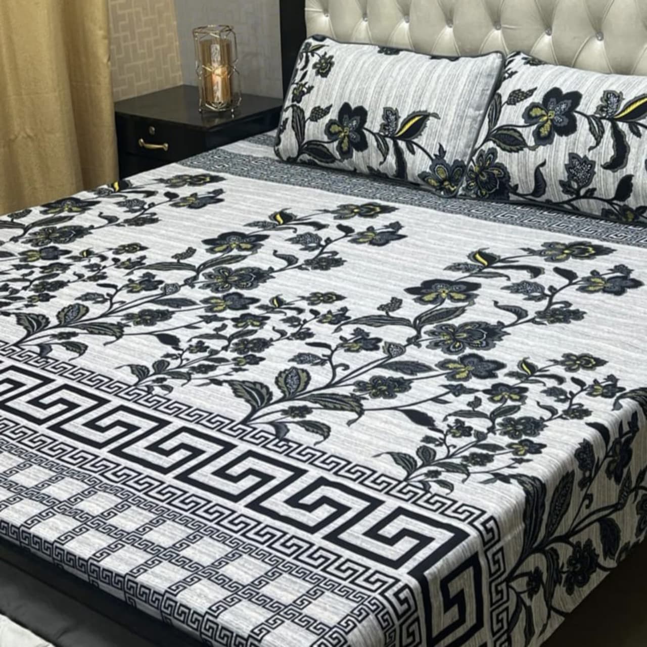 Crystal Cotton Bedsheet Design 012