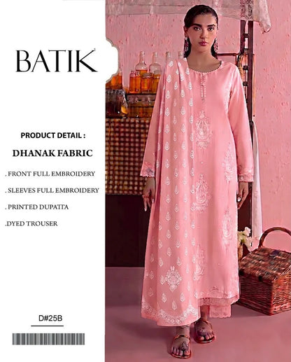 DHANAK 3PC – HEAVY EMBROIDERED