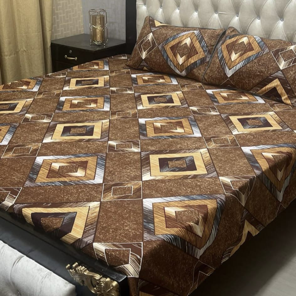 Crystal Cotton Bedsheet Design 056
