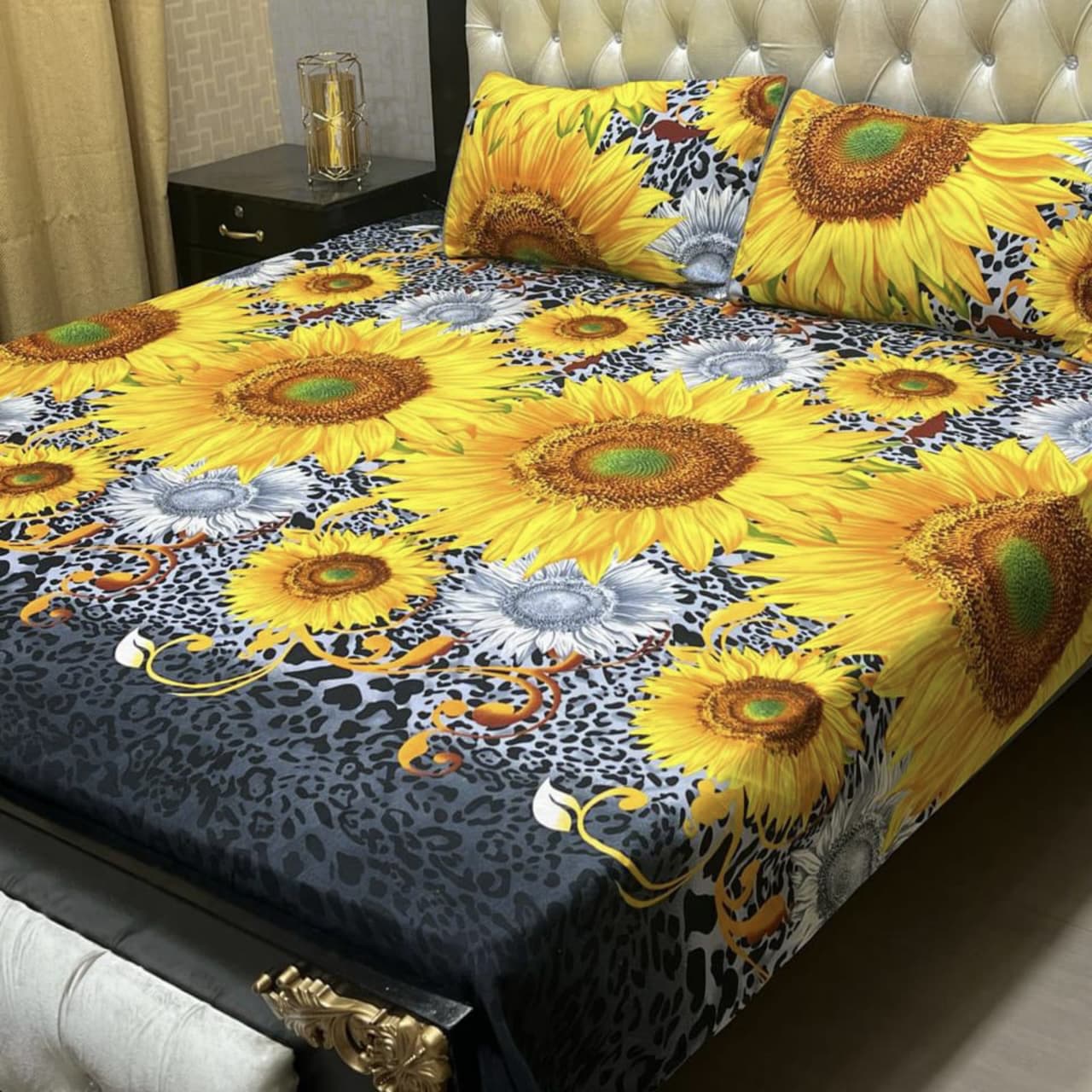Crystal Cotton Bedsheet Design 045