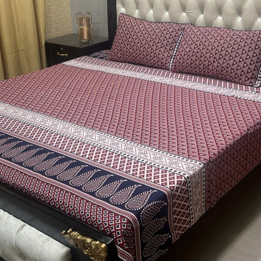 Crystal Cotton Bedsheet Design 055