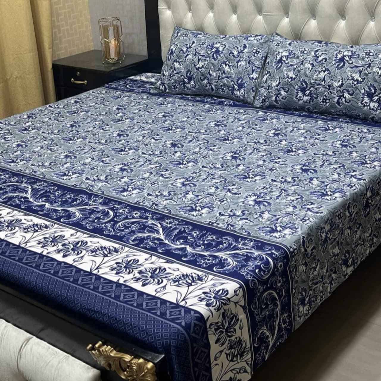Crystal Cotton Bedsheet Design 024
