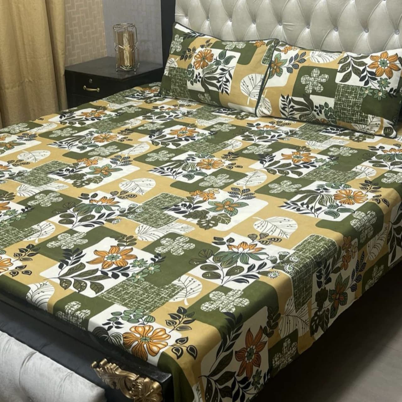 Crystal Cotton Bedsheet Design 053