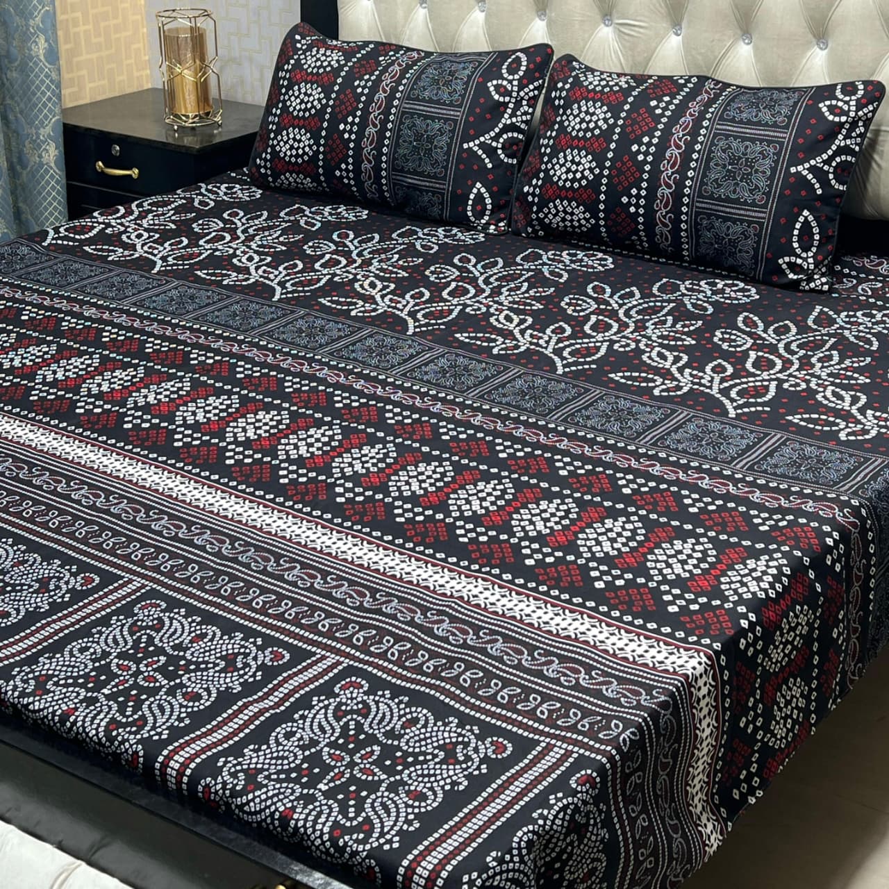 Crystal Cotton Bedsheet Design 043