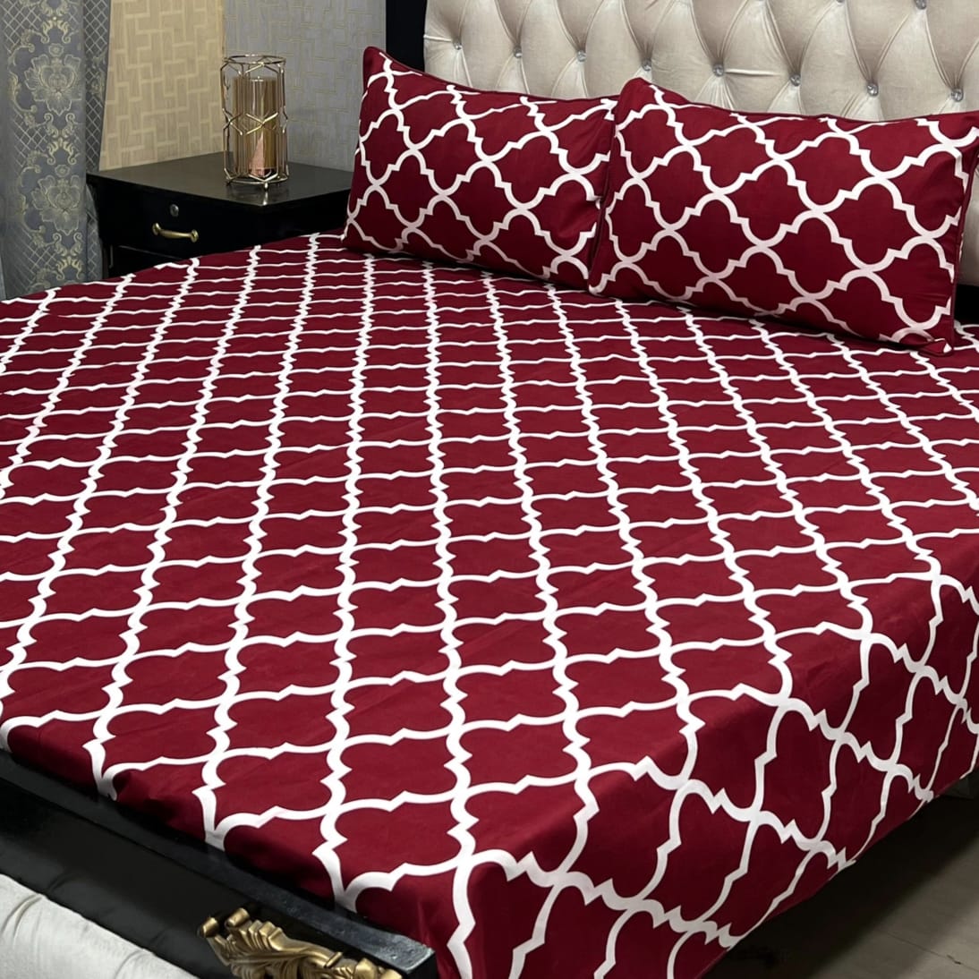 Crystal Cotton Bedsheet Design 019