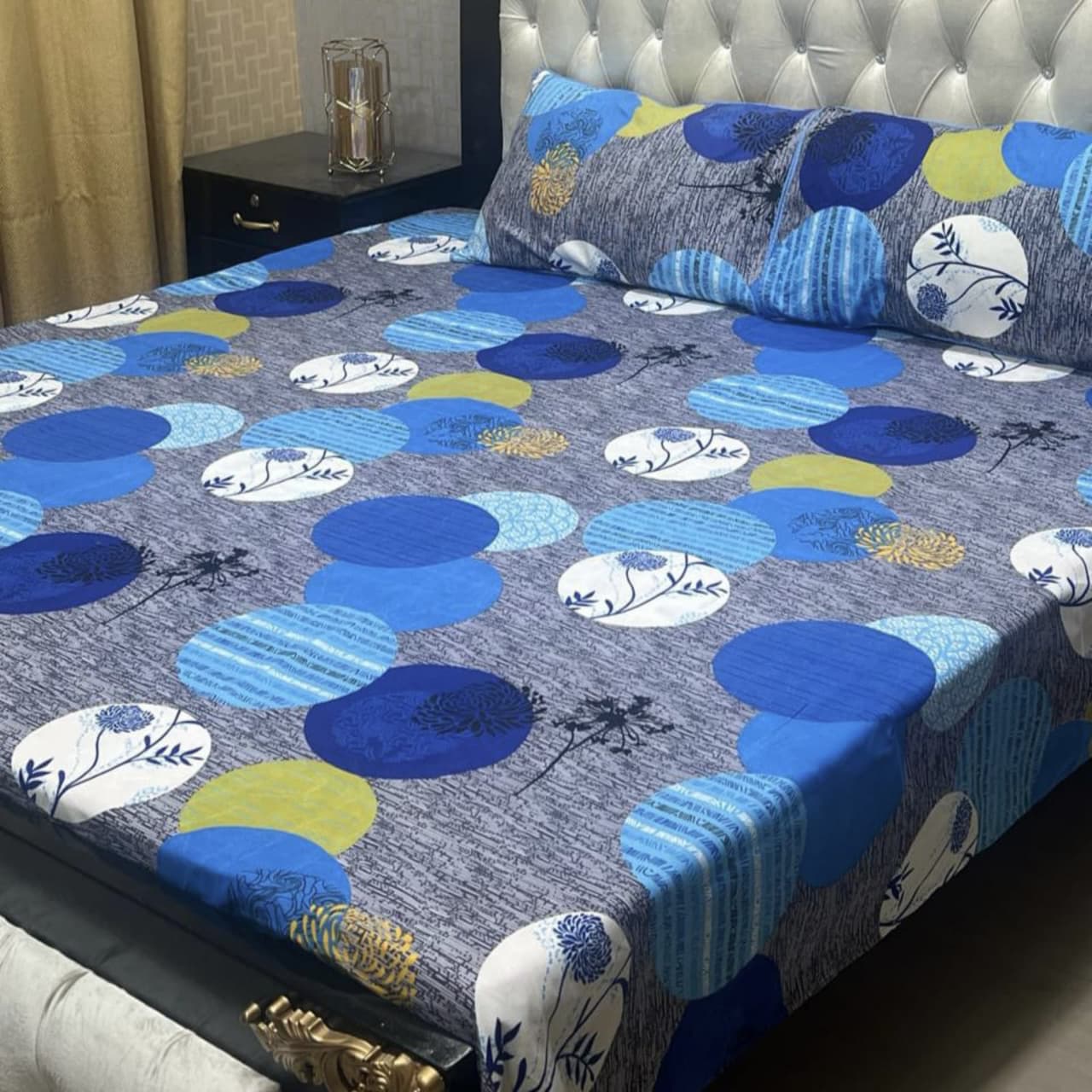 Crystal Cotton Bedsheet Design 037