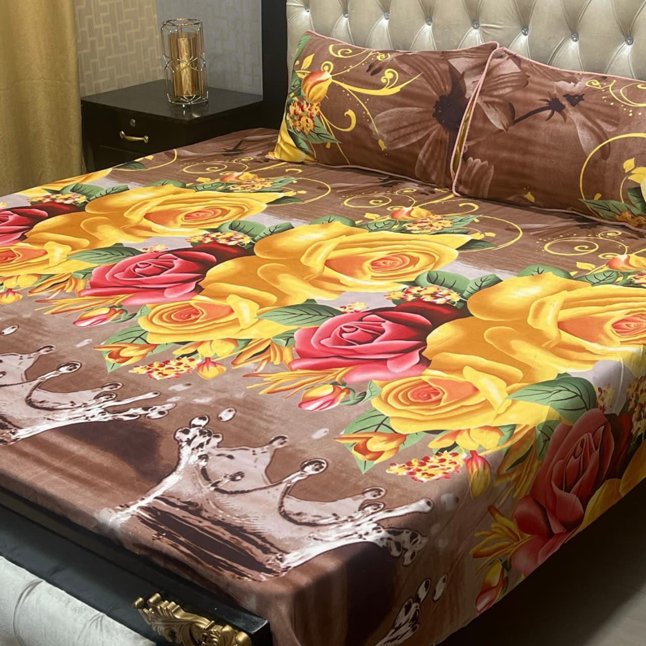 Crystal Cotton Bedsheet Design 010