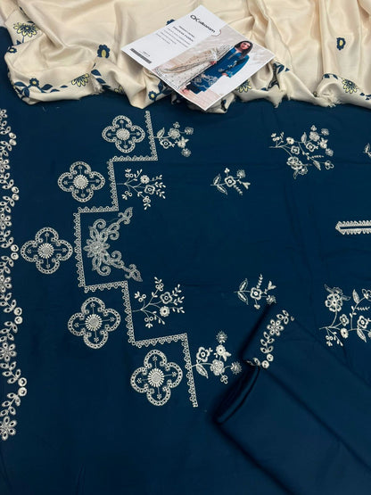 DHANAK 3PC – HEAVY EMBROIDERED