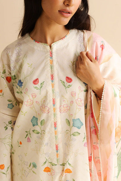 Coco by Zara Shahjahan – 3 Piece Printed Lawn Suit (Vol. 3)