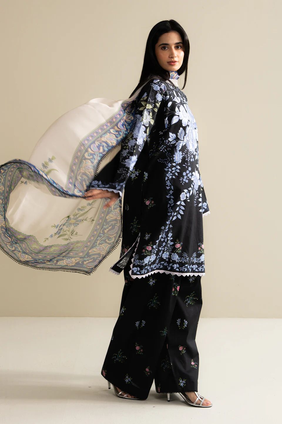 Coco by Zara Shahjahan – 3 Piece Printed Lawn Suit (Vol. 3)