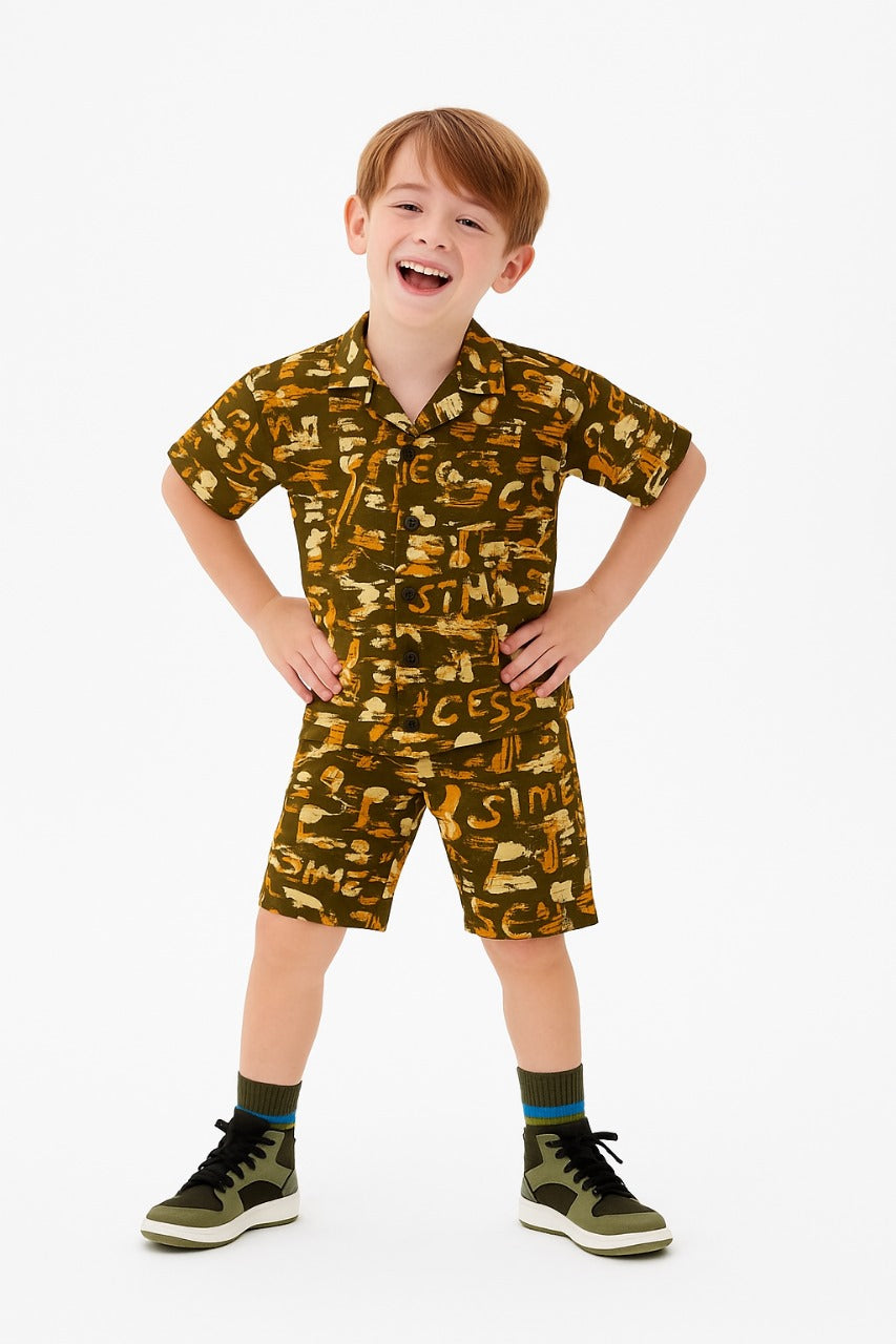 Elegant High-Quality Summer Co-ord Set for Boys/Girls